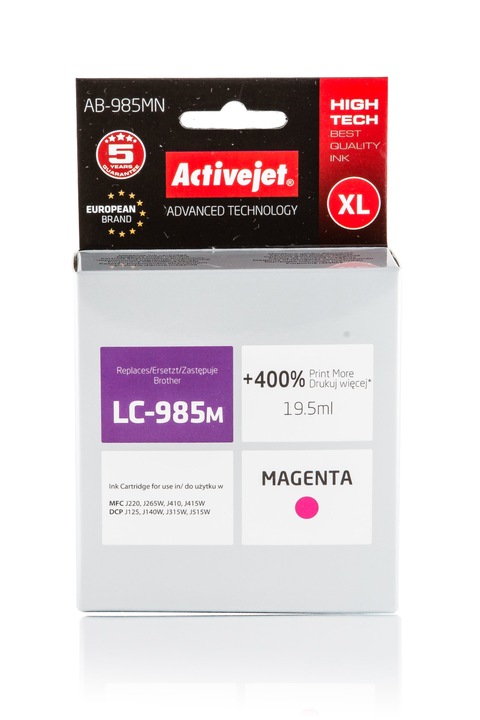ACTIVEJET LC985 DCP-i125 DCPJ125 J315W J515W J140W