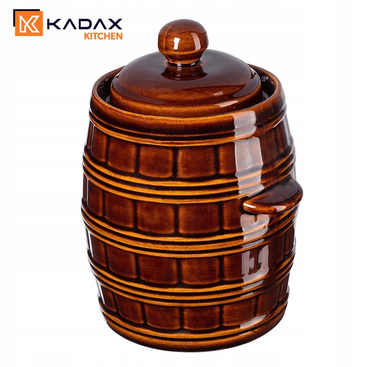 BECZKA KAMIONKA 12L GARNEK DO KISZENIA OGÓRKÓW KAPUSTY Z KOŁNIERZEM