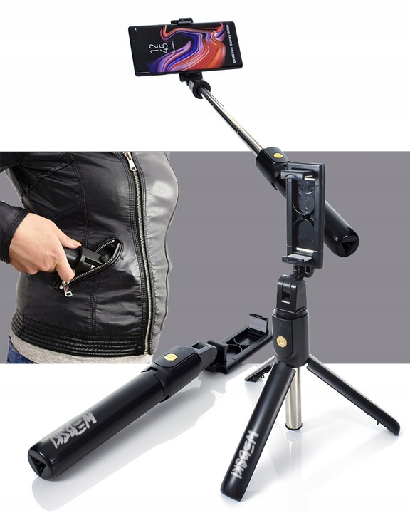 SELFIE STICK Z PILOTEM STATYWEM DO TELEFONU ZDJĘĆ