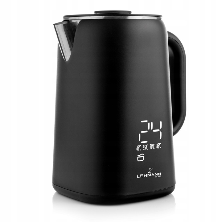 CZAJNIK ELEKTRYCZNY BEZPRZEWODOWY REGULACJA DOTYKOWY WYŚWIETLACZ LED