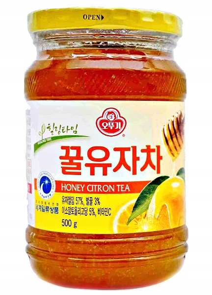 Herbata z cytryną yuzu miodem 500g - Ottogi