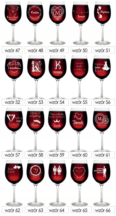 Kieliszek do wina z GRAWEREM prezent upominek urodziny dzień kobiet + KOREK