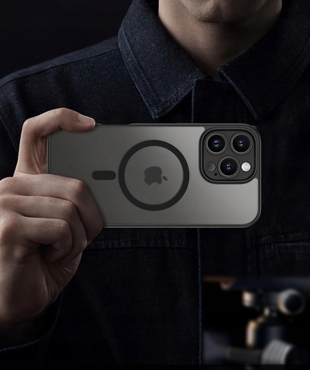 ETUI WZMACNIANE DO IPHONE 16 PRO MAX PANCERNE CASE DO MAGSAFE MAT 2x Szkło