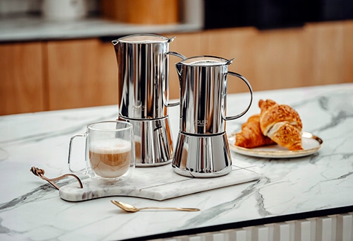 KAWIARKA ZAPARZACZ DO KAWY ESPRESSO 620ml A4417 Działa na Indukcja Gaz