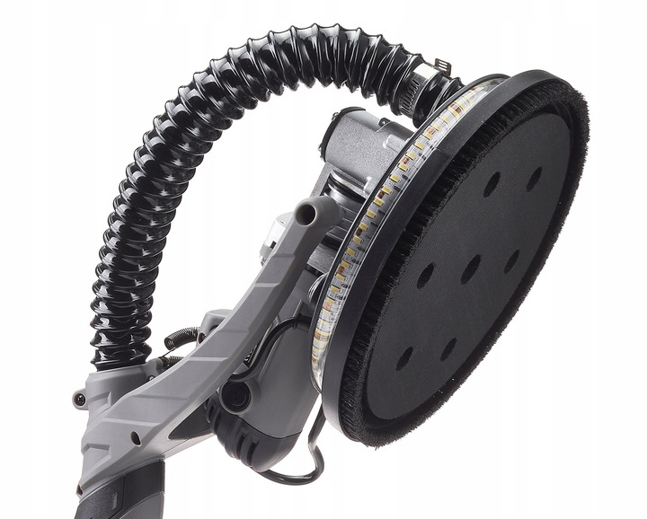 SZLIFIERKA ŻYRAFA DO GIPSU GŁADZI TYNKÓW TYNKU LED zest.MAX PAPIERY