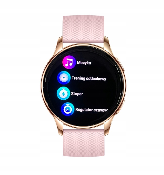 SMARTWATCH ZEGAREK DAMSKI ELEGANCKI ROZMOWY CIŚNIENIE MENU Polskie AMOLED