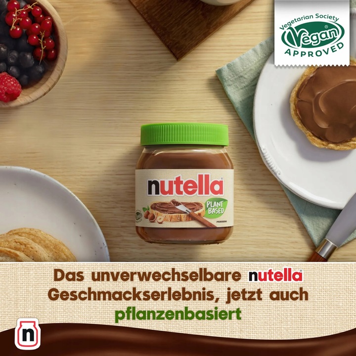 NUTELLA PLANT BASED KREM ORZECHOWO NUGATOWY WEGETARIAŃSKI 350 G Z