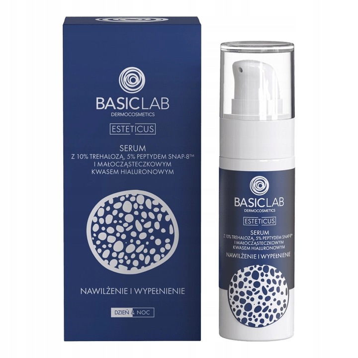 BasicLab- Serum z Trehalozą 10% i 5% Peptydem 30ml