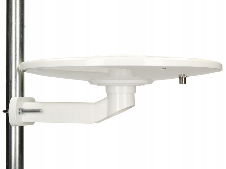 MOCNA MAŁA ANTENA TV DVB-T DVB-T2 360 STOPNI KEMPING DVB T DVB-T2 BIAŁA USB