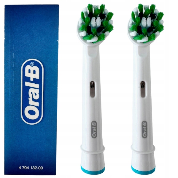 Oryginalne końcówki Oral-B Cross Action EB50-2 2 sztuki
