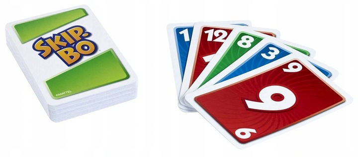Gra Skip Bo karty MATTEL 52370
