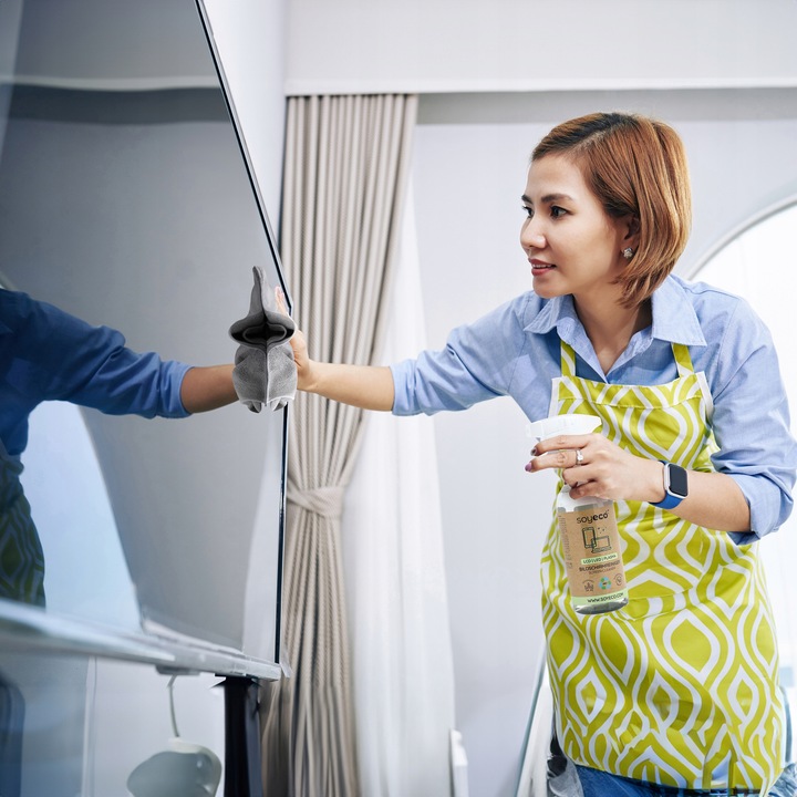 PŁYN DO CZYSZCZENIA EKRANÓW LCD LCD ZESTAW Z MIKROFIBRĄ SPRĘŻONE POWIETRZE