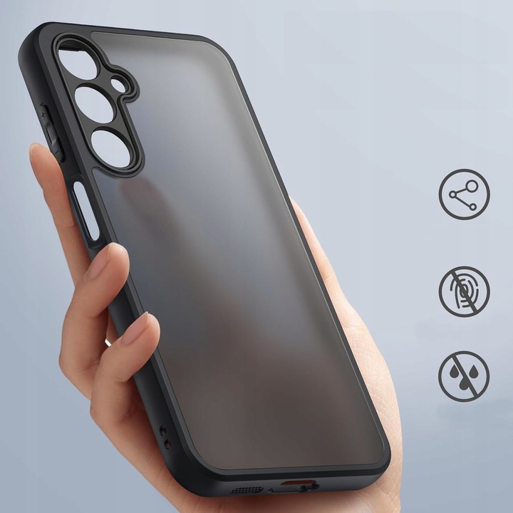 Etui WZMACNIANE MATOWE 360° Matt CASE do SAMSUNG GALAXY M35 5G + SZKŁO 9H