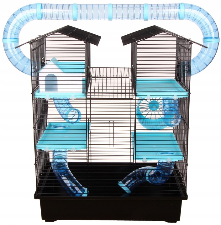 DUŻA KLATKA dla Chomika Gryzonia Myszki CH2+ tunel