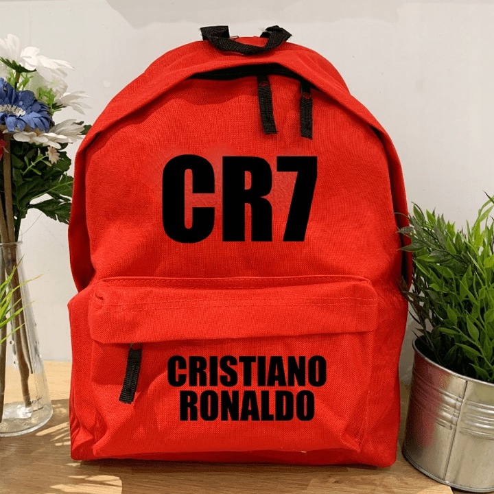 Zestaw do Szkoły Czerwony Plecak + Piórnik + Pin CRISTIANO RONALDO