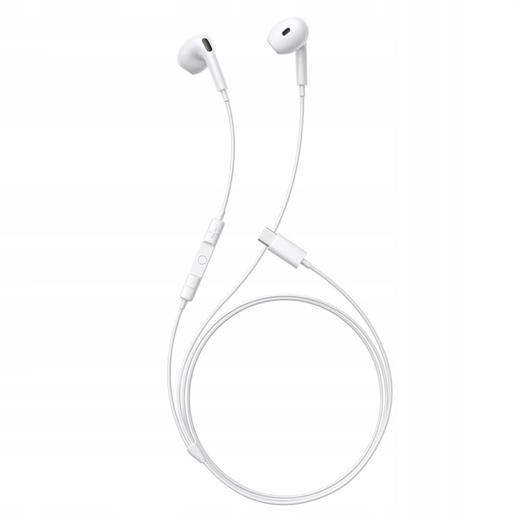 BASEUS SŁUCHAWKI PRZEWODOWE DOUSZNE USB-C TYPE-C Z MIKFROFONEM I REGULACJĄ