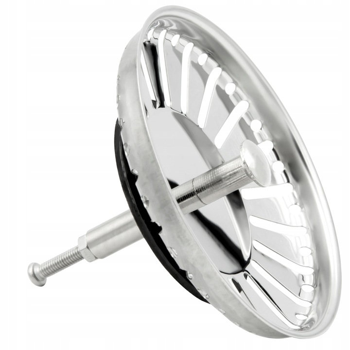 KOREK DO ZLEWU ZLEWOZMYWAKA ZATYCZKA SITKO ZE ŚRUBKĄ FRANKE QUADRON 84 mm