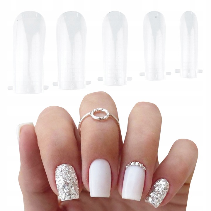 ZESTAW AKRYLOŻEL 30ml + DUAL FORMY 100szt + PĘDZELEK + LIQUID DO PAZNOKCI