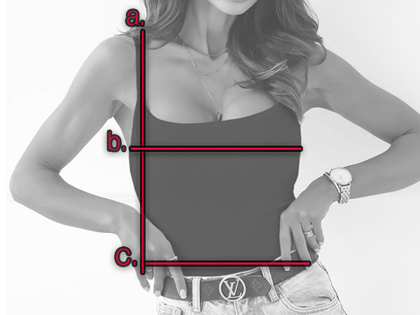 Bluzka damska prążkowana na ramiączkach prosta BASIC klasyczna wygodna S/M