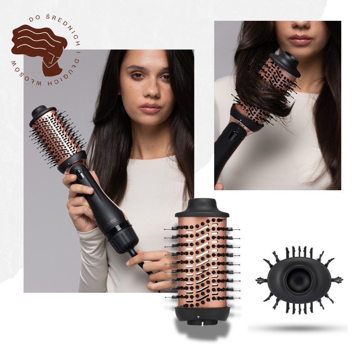 Szczotko suszarka do włosów prostownica lokówka LOVINE LOVHD5000 1200W