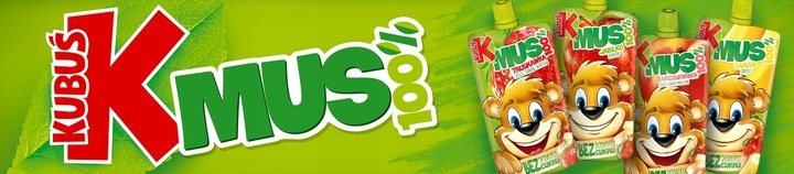 Mus 100 % Kubuś arbuz jabłko aronia 12 x 100g