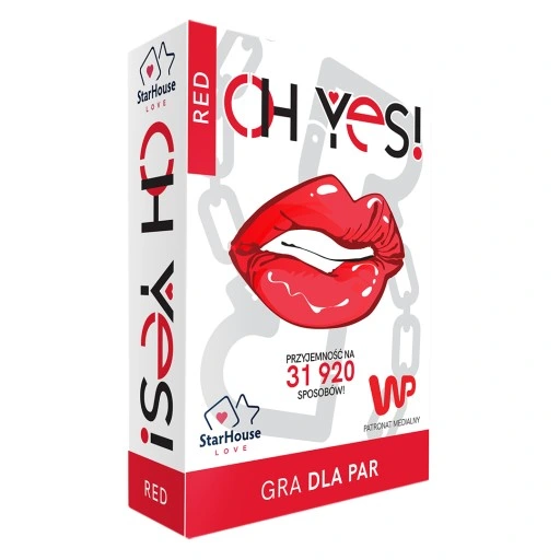 GRA DLA PAR wyzwania dla par OH YES! RED erotyczna PREZENT na Walentynki