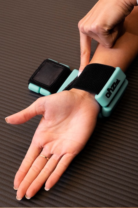 Obciążniki na Kostki i Nadgarstki FIZYO 2x225g Regulowane Ciężarki