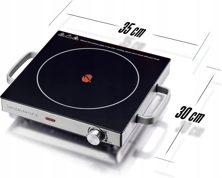 KUCHENKA ELEKTRYCZNA JEDNOPALNIKOWA PŁYTA PRĄD PRZENOŚNA POJEDYŃCZA