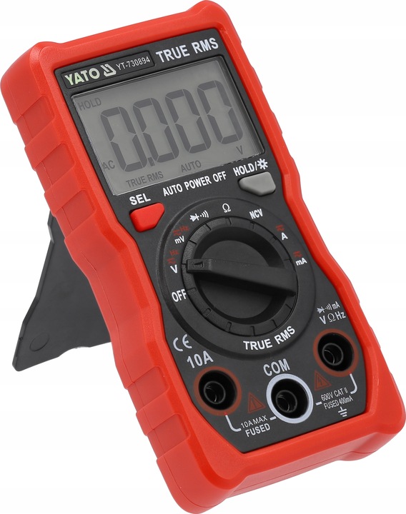 YATO MIERNIK CYFROWY TRUE RMS LCD 4000 AUTOMATYCZNY ZAKRES YT-730894