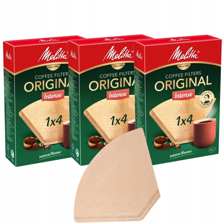 Filtry papierowe do kawy Melitta Oryginal Intense Premium 240szt