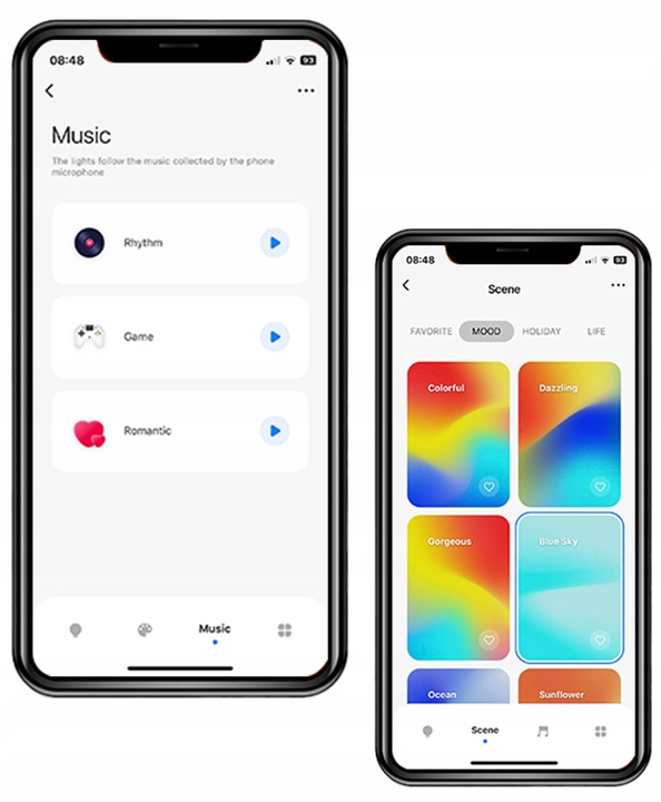 Żarówka LED E27 RGB CCT + biały WiFi TUYA SMART inteligentna aplikacja