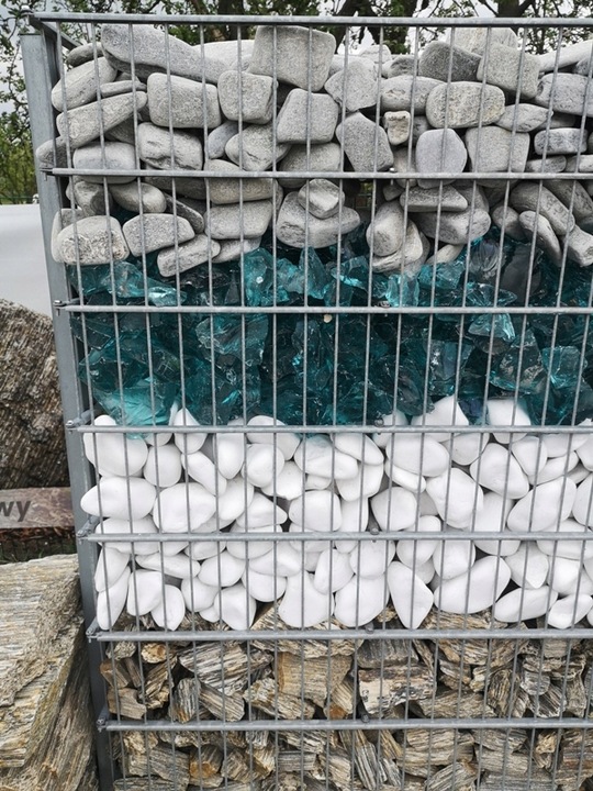 OTOCZAK BIAŁY KAMIEŃ THASSOS BIAŁE OTOCZAKI do OGRÓDU i DONICZEK 10 KG