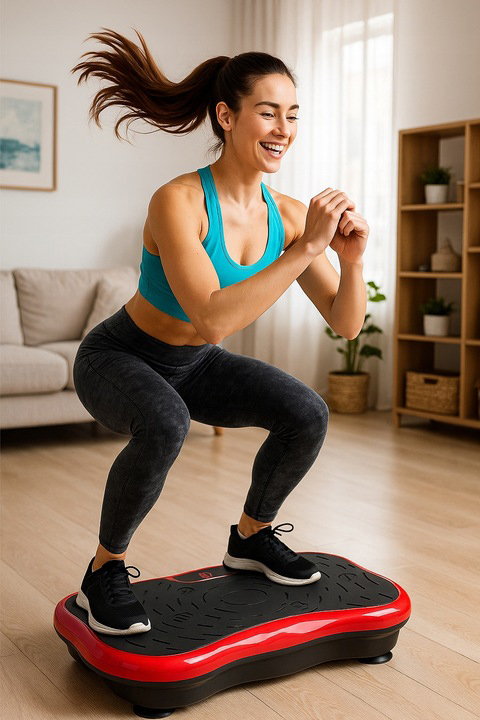 PLATFORMA WIBRACYJNA WIBRUJĄCA TRENINGOWA MASAŻER CAŁEGO CIAŁA VIBRO