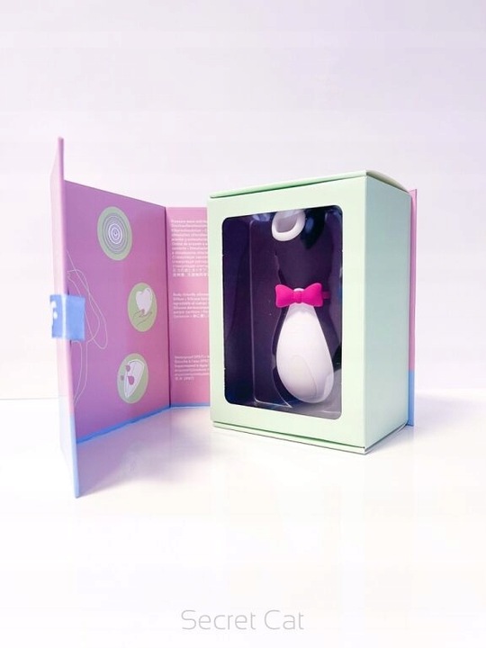 Wibrator Pingwinek Stymulator Satisfyer Pro Penguin czarno-biały