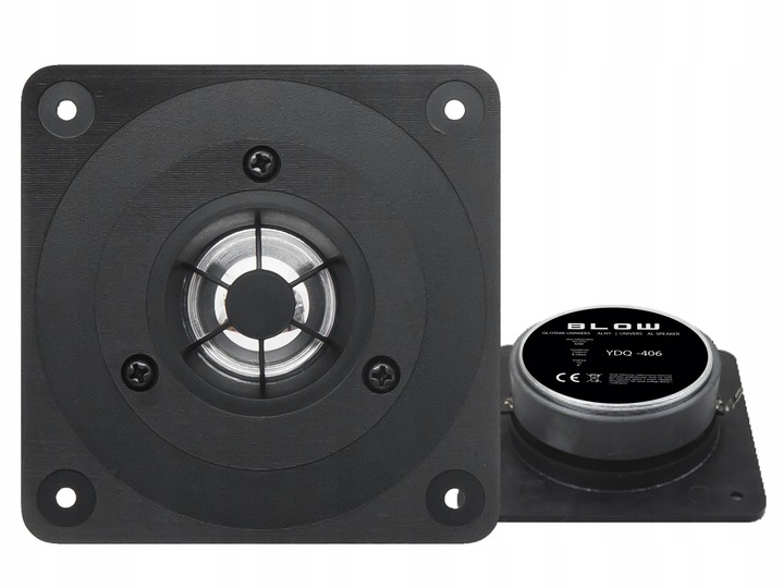 GŁOŚNIK WYSOKOTONOWY TWEETER 50W 100MM 10CM 8 Ohm DYNAMICZNY MOCNY 4"