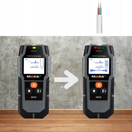DETEKTOR PRZEWODÓW WYKRYWACZ METALU KABLI W ŚCIANA