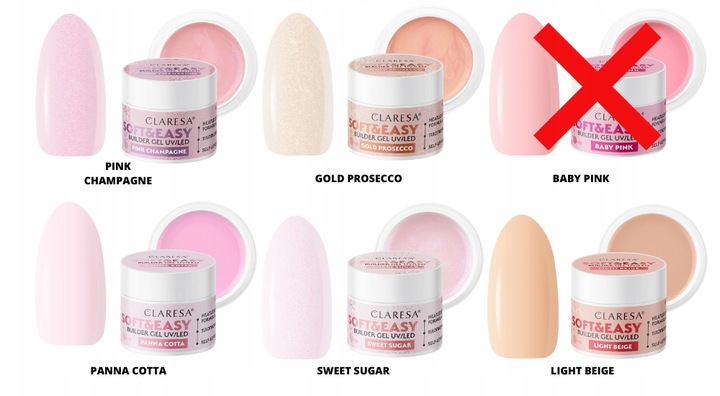 Claresa ŻEL BUDUJĄCY CLARESA SOFT & EASY BUILDER GEL NATURAL 45g