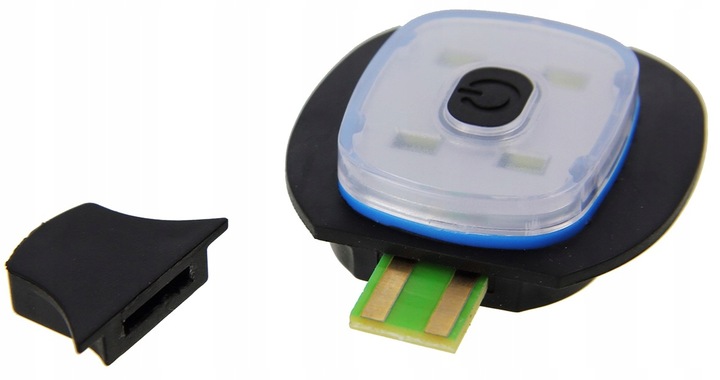 Czapka Zimowa Ocieplana z Latarką Lampką LED Ładowanie USB 4Tryby Świecenia