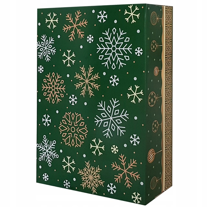35x25x10 CM PUDEŁKO PREZENTOWE REKLAMOWE ŚWIĄTECZNE CHOINKA GRATIS 1605 D