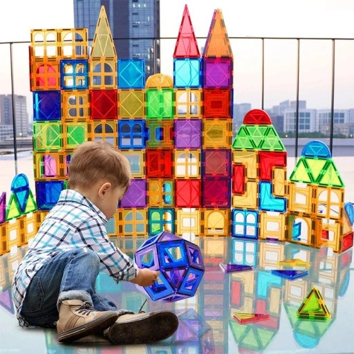 KLOCKI MAGNETYCZNE KONSTRUKCYJNE DUŻE PANELE 3D