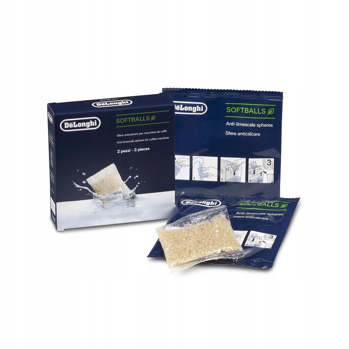 Granulki zapobiegające osadzaniu się kamienia SoftBalls De'Longhi
