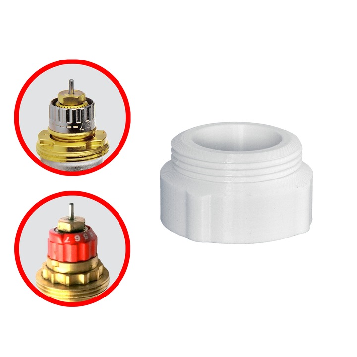 AWS-L Głowica Regulator Pokrętło M30x1,5 Grzejnikowa UNIWERSALNA Kaloryfer