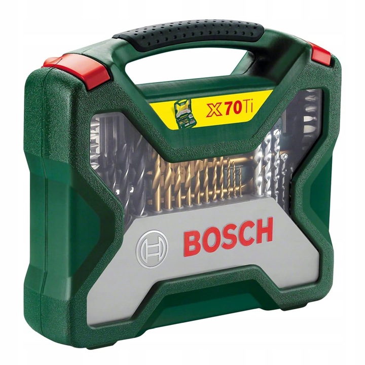 Bosch X-Line 70-częściowy zestaw wierteł i bitów TiN 2607019329