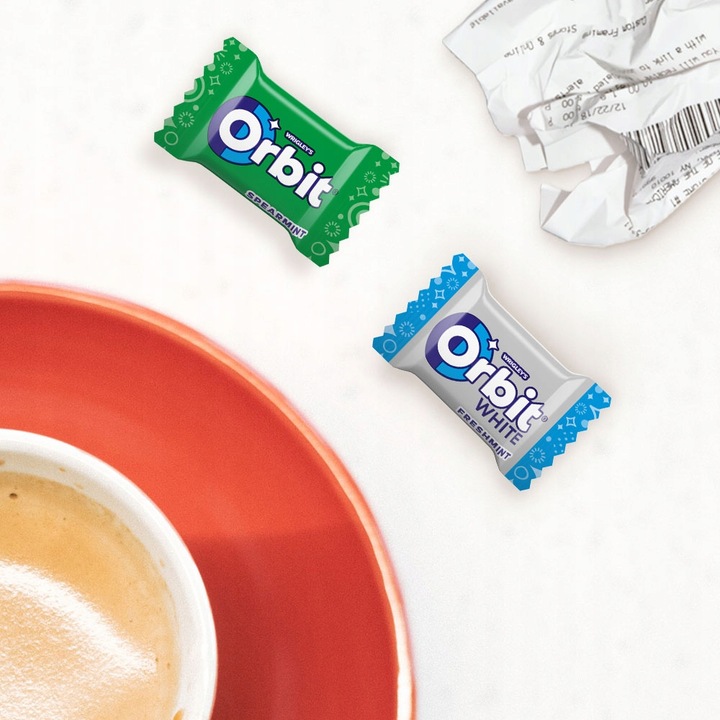 Guma mini ORBIT White Freshmint 2 drażetki x 100 szt