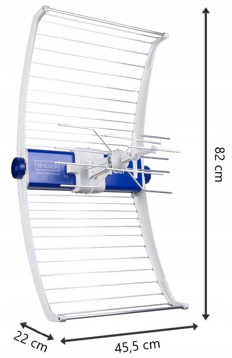 ANTENA DVB-T2 DO TV NAZIEMNEJ TELMOR ASR CLASSIC 5G LTE PROTECTED 4K