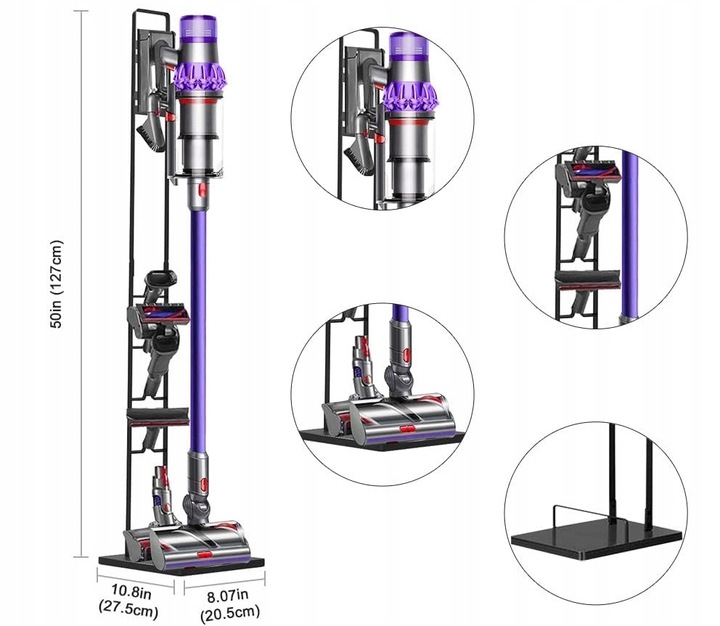 STOJAK DYSON GEN5 V15 V12 V11 V10 V8 V7 WIESZAK STELAŻ UCHWYT DO ODKURZACZ