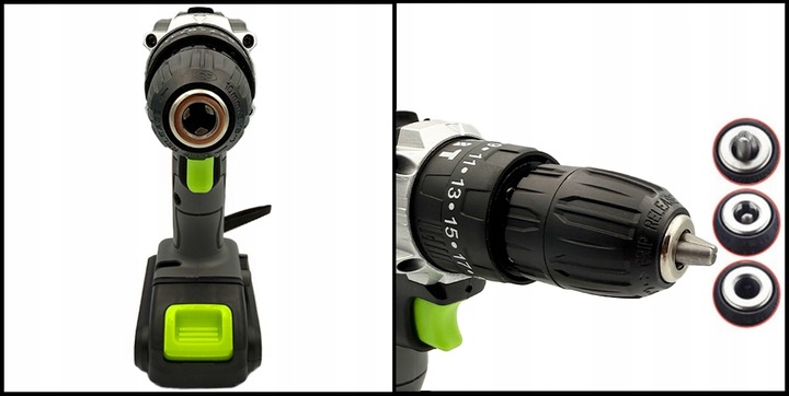 UDAROWA WIERTARKO WKRĘTARKA AKUMULATOROWA BITY NASADKI WALIZKA ZESTAW