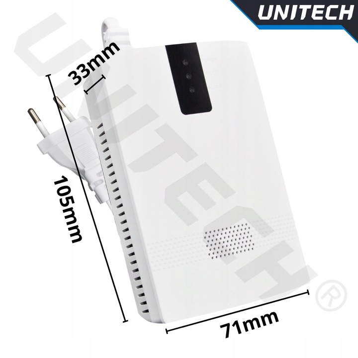 CZUJNIK GAZU ZIEMNEGO LPG METANU GAZÓW PALNYCH PPM ALARM ŚWIETLNY