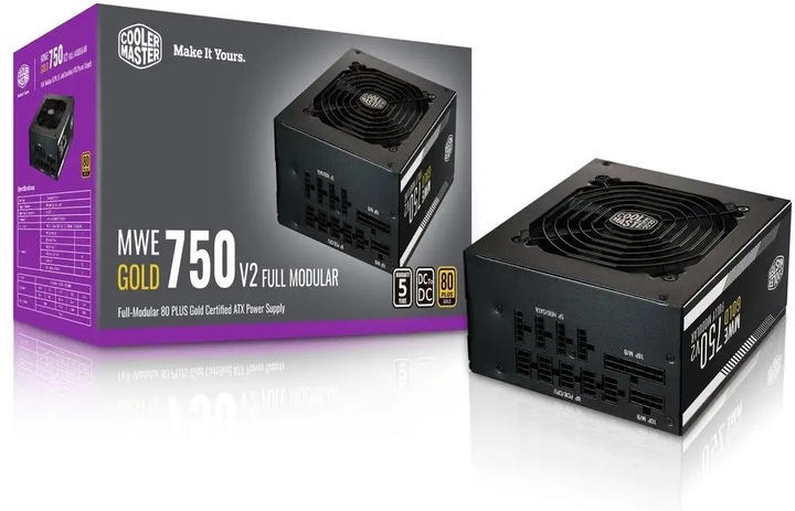 Zasilacz Cooler Master MWE v2 750 W 80 PLUS Gold