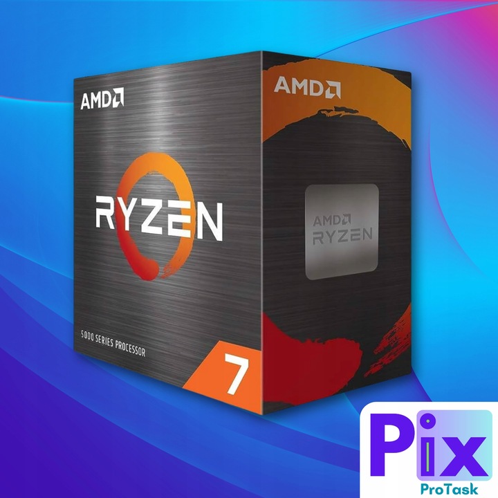 Pix ProTask Komputer Ryzen 7 32GB DDR4 1TB NVMe Windows 11 Wydajny Mocny